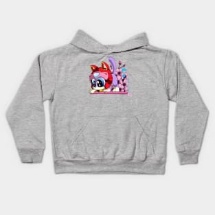 Samurai Pizza Kitten- Polly Kids Hoodie